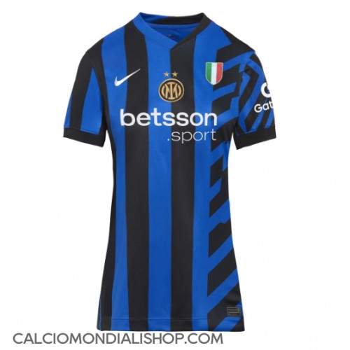 Maglie da calcio Inter Milan Prima Maglia Femminile 2024-25 Manica Corta